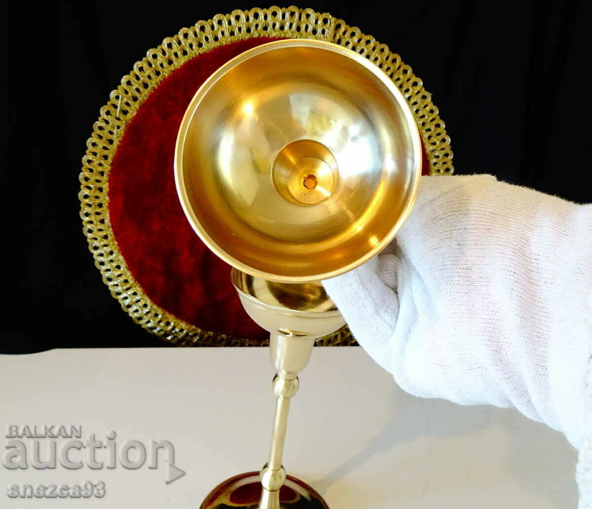 Delivery of Bronze Cupette Cups for Margarita, Candlestick.