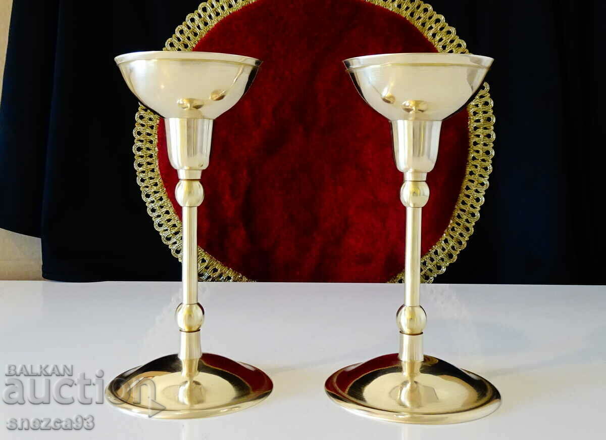 Bronze Cupette Cups for Margarita, Candlestick. - 6