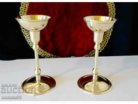 Bronze Cupette Cups for Margarita, Candlestick.