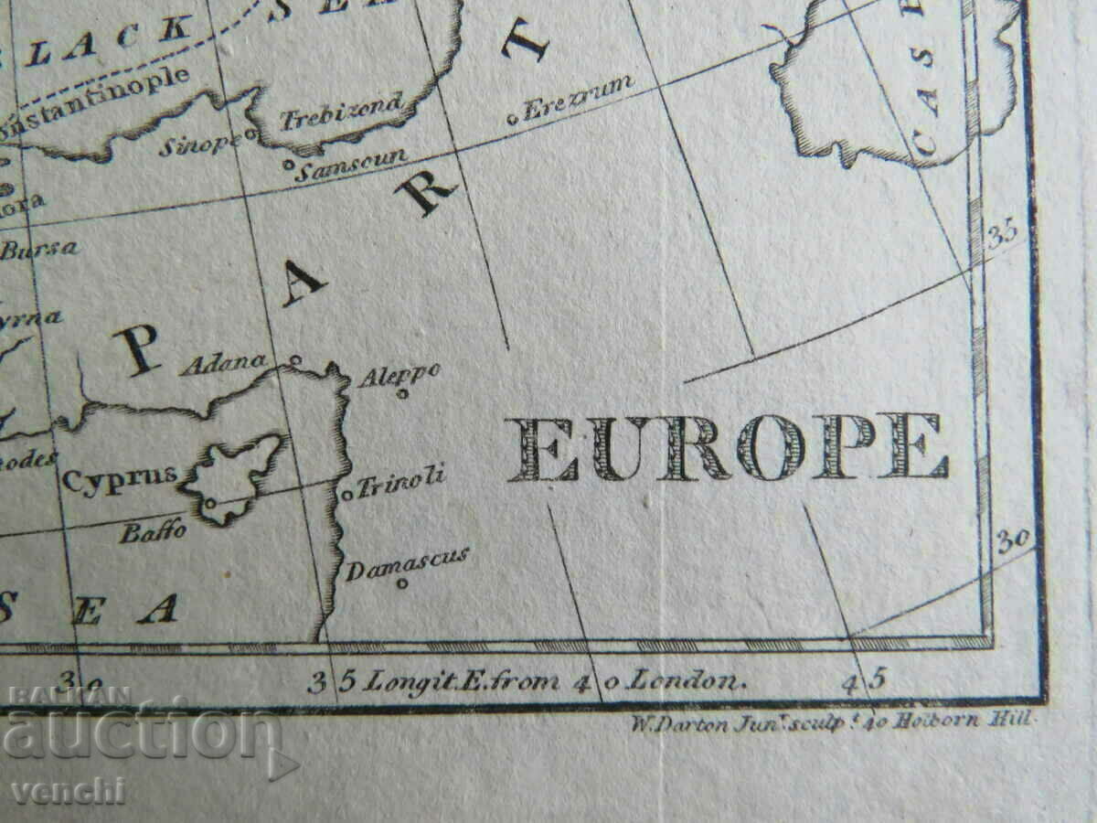 Auction 18th century - MAP OF EUROPE = ORIGINAL + Auction 18th century - MAP OF EUROPE = ORIGINAL +
