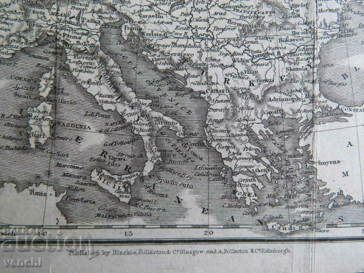 1831- MAP OF EUROPE = ORIGINAL + with price 49.99 BGN | € 25.56 1831- MAP OF EUROPE = ORIGINAL + with price 49.99 BGN | € 25.56