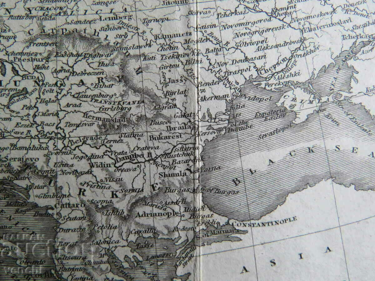 Доставка на 1831- КАРТА ЕВРОПА = ОРИГИНАЛ +