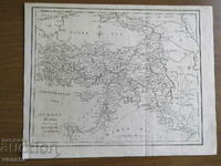 1827 - КАРТА - ТУРЦИЯ В АЗИЯ = ОРИГИНАЛ +