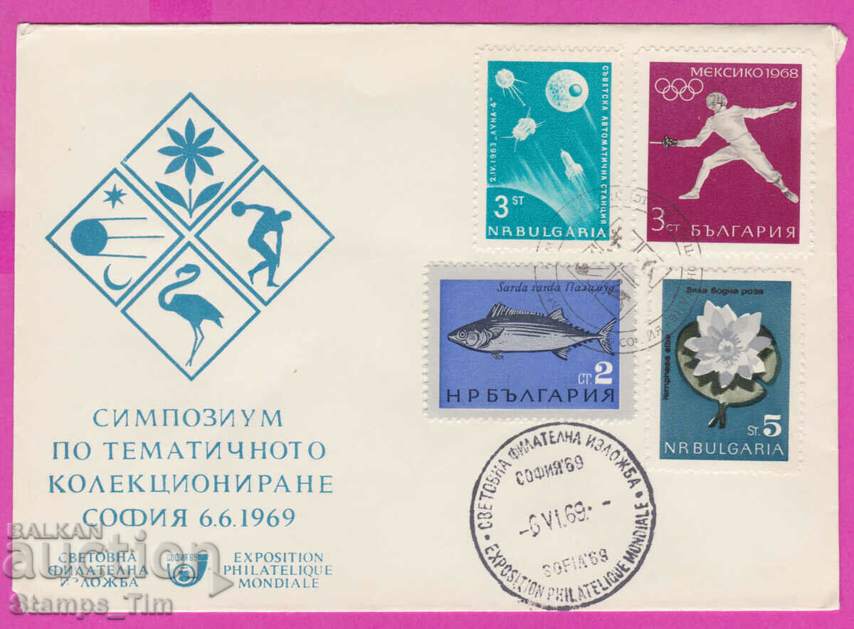 273269 / Bulgaria FDC 1969 Simp-um Thematic collection
