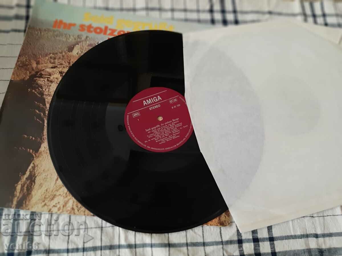 Gramophone record - Ihre stolzen Bergen with price 2.50 BGN | € 1.28 Gramophone record - Ihre stolzen Bergen with price 2.50 BGN | € 1.28