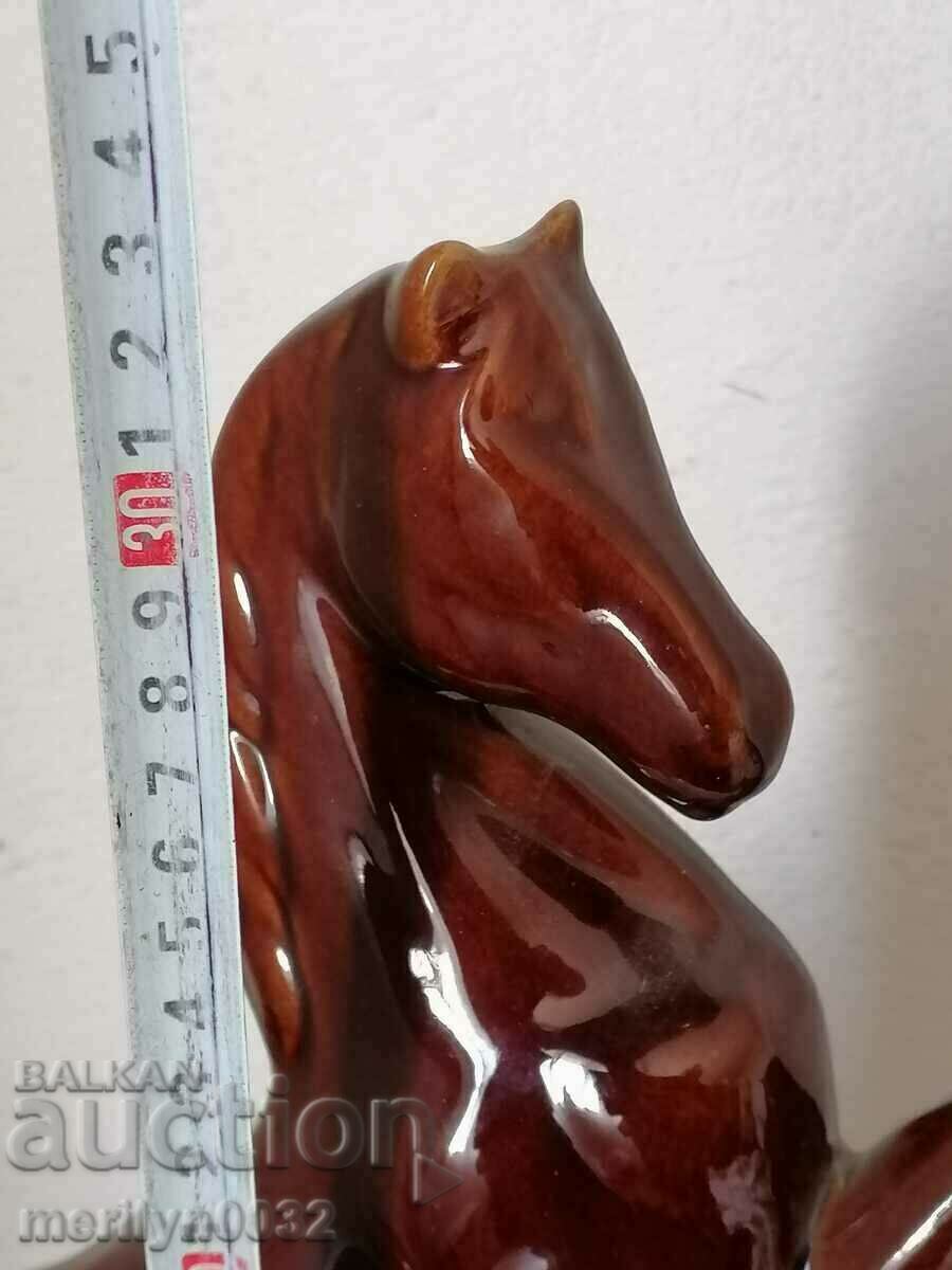 Mercedes Art Deco table clock in porcelain shape - 6