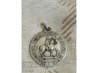 1 Silver old medallion, 8.4 grams, sample 800,