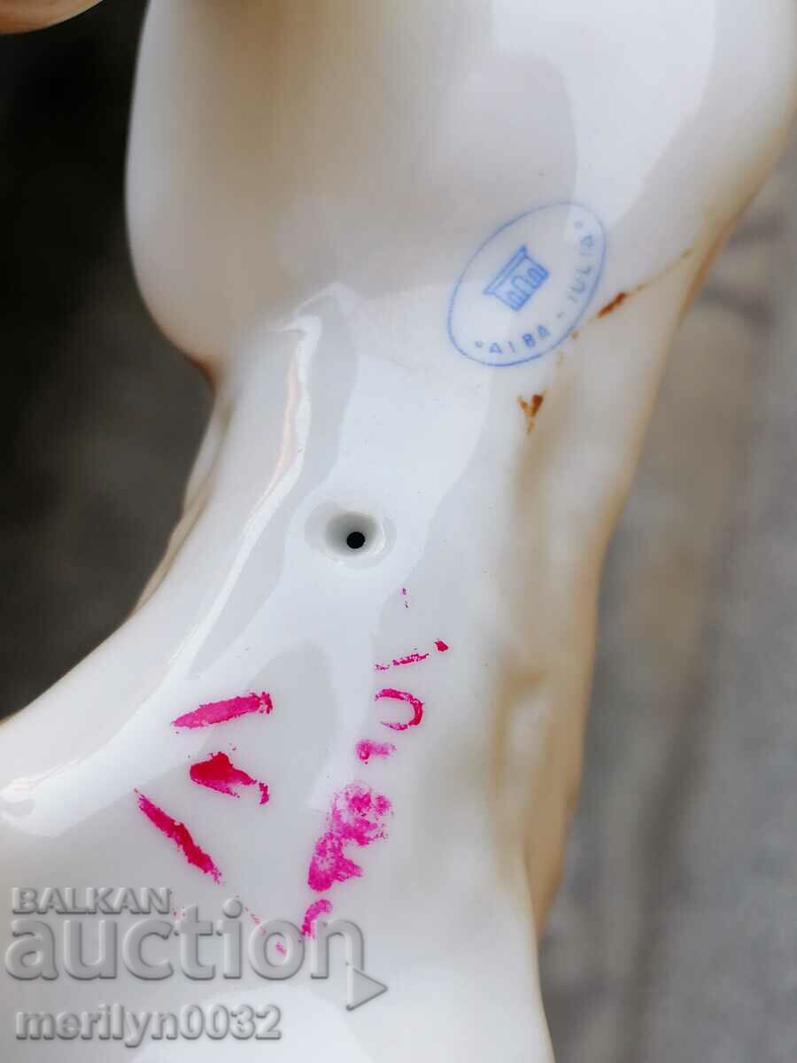 Δημοπρασία Πορσελάνινη φιγούρα ειδώλιο λιονταριού πορσελάνη