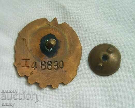 Auction Sign badge GTO Ready for work and defense, screw, number, enamel Auction Sign badge GTO Ready for work and defense, screw, number, enamel