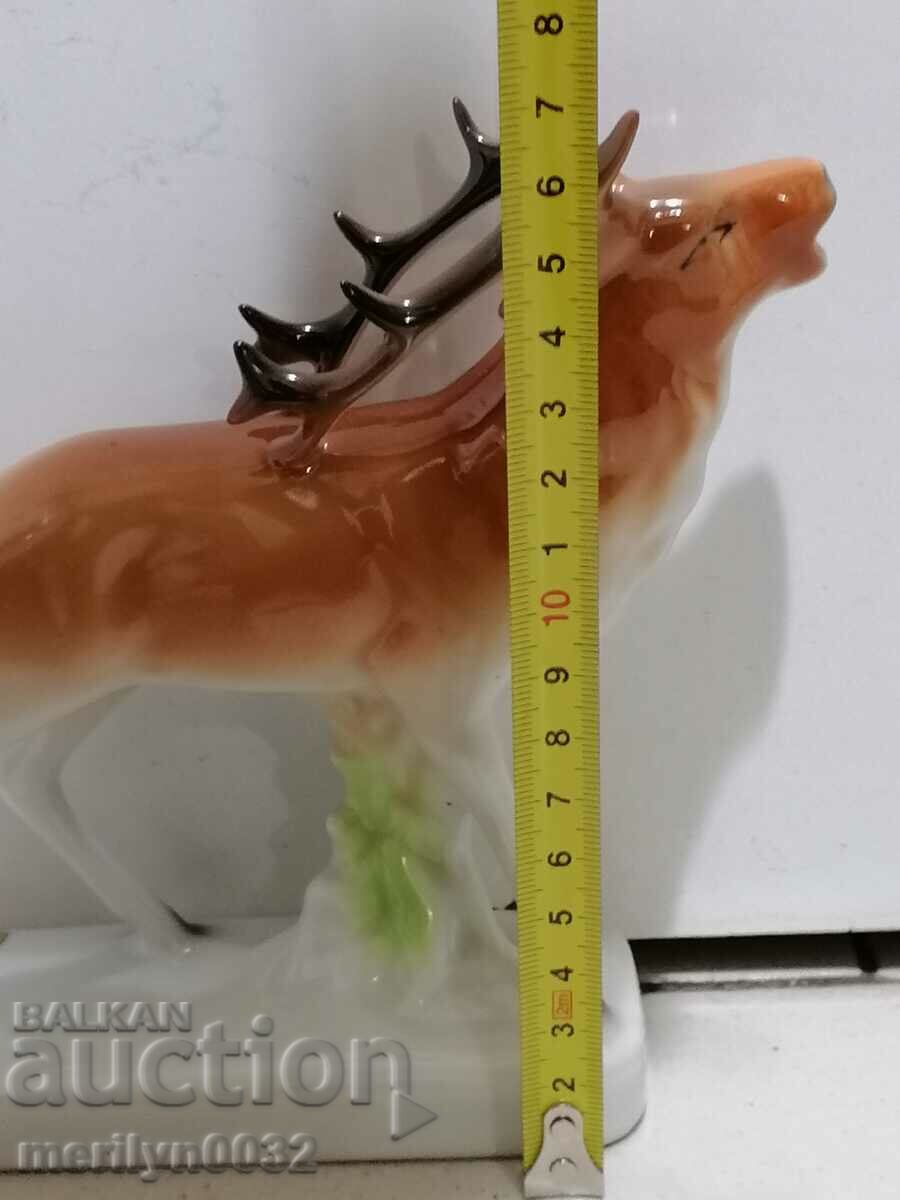 Porcelain figure deer figurine porcelain - 6