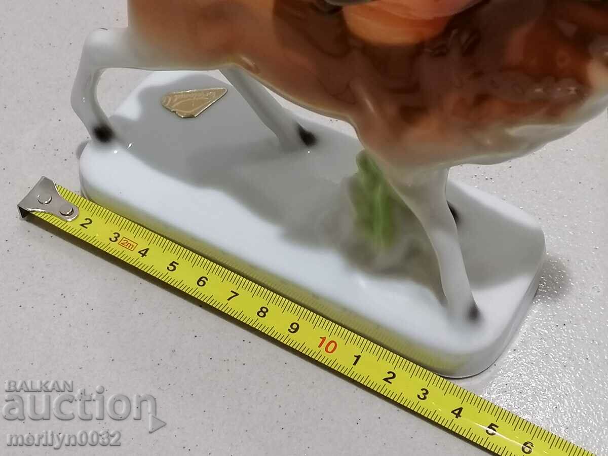 Porcelain figure deer figurine porcelain - 7