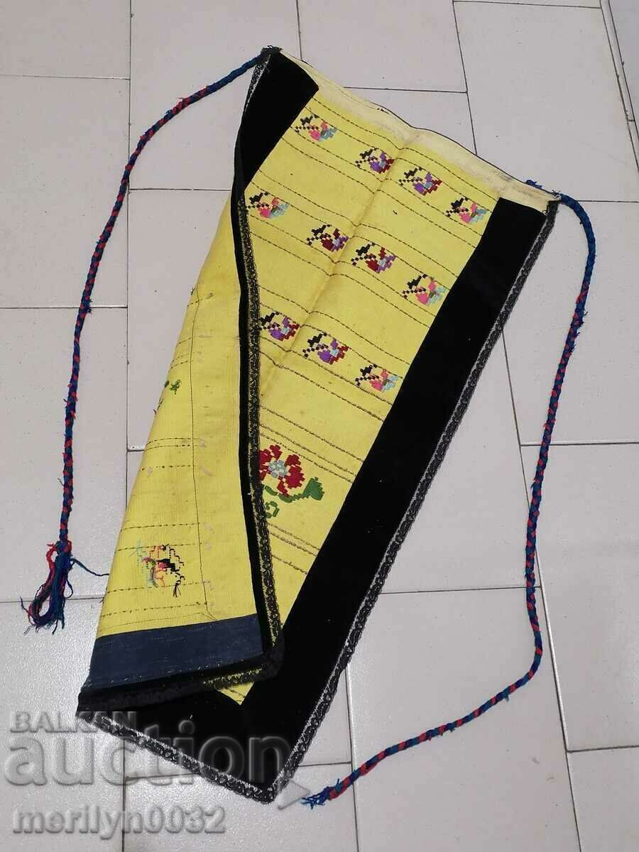 Auction  Old woven embroidered embroidered apron with tinsel wear sukman