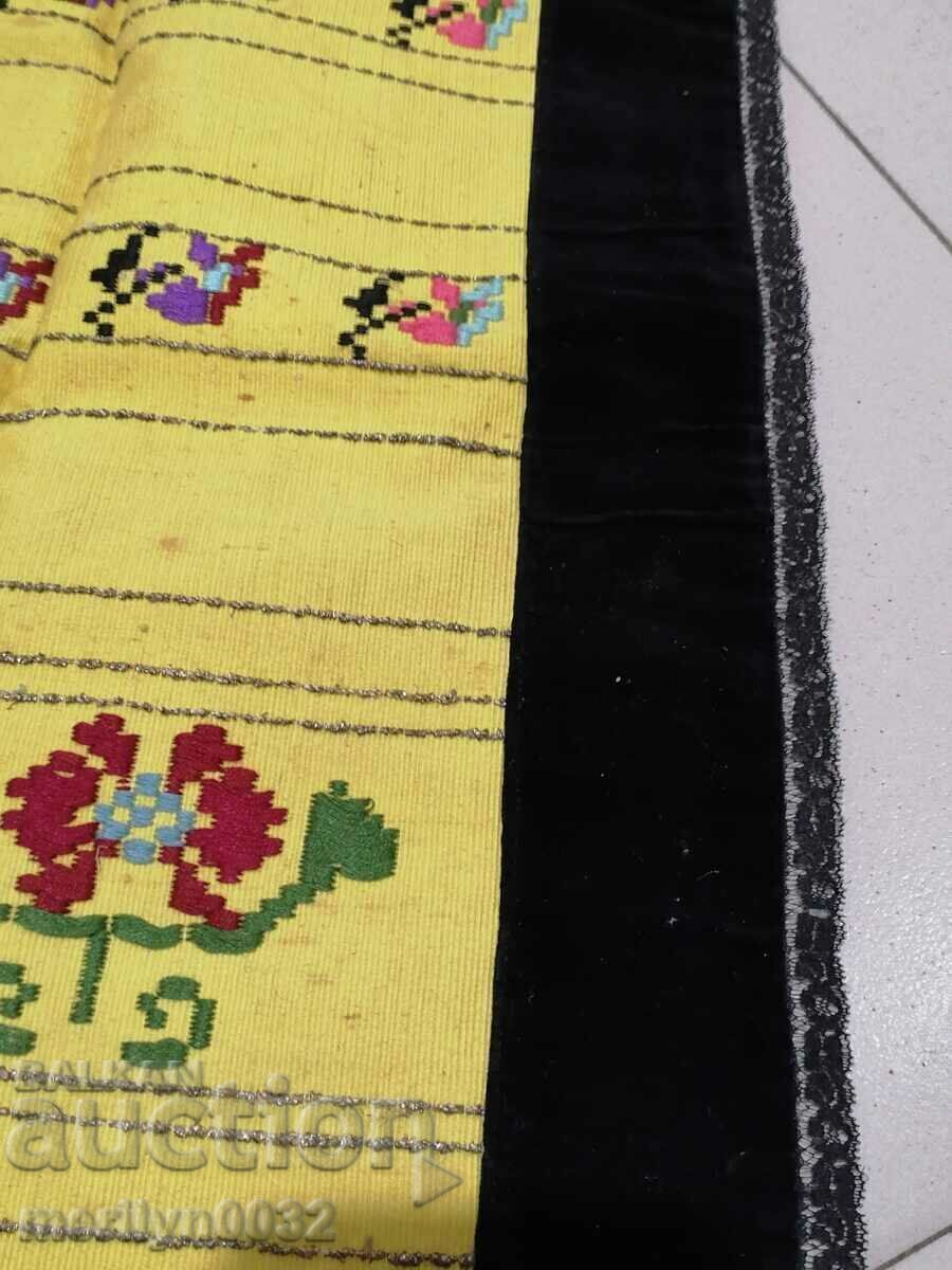 Old woven embroidered embroidered apron with tinsel wear sukman - 6