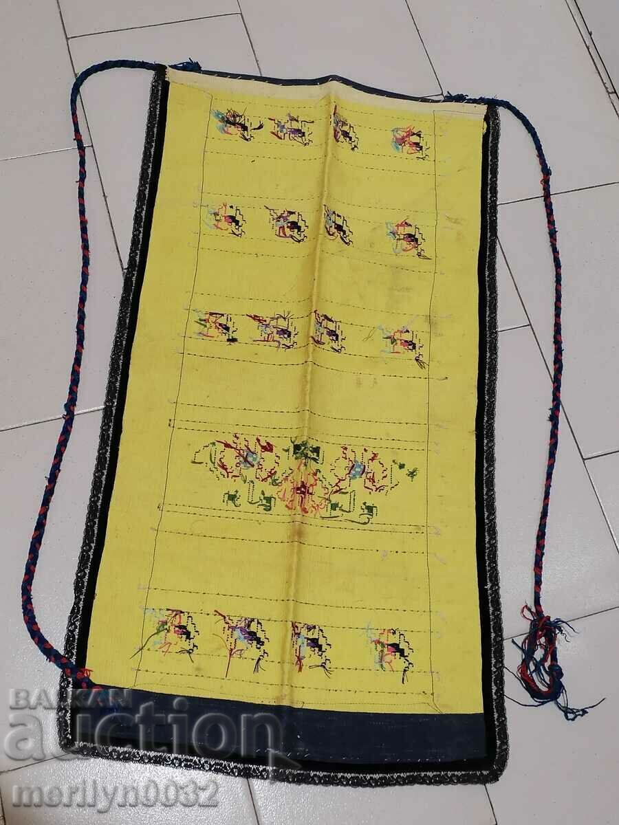 Old woven embroidered embroidered apron with tinsel wear sukman - 7