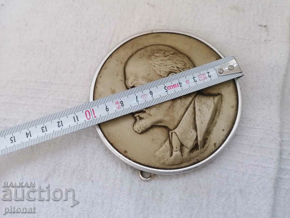 Metal plaque LENIN USSR - 7 Metal plaque LENIN USSR - 7