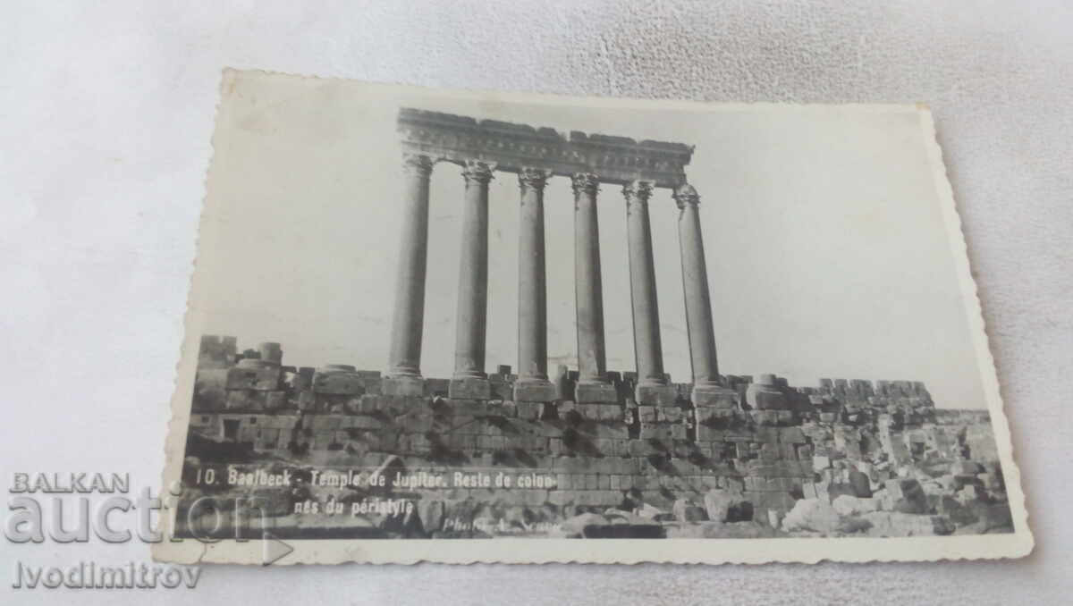 П К Baalbeck Temple de Jupiter Reste de colonnesdu peristyle