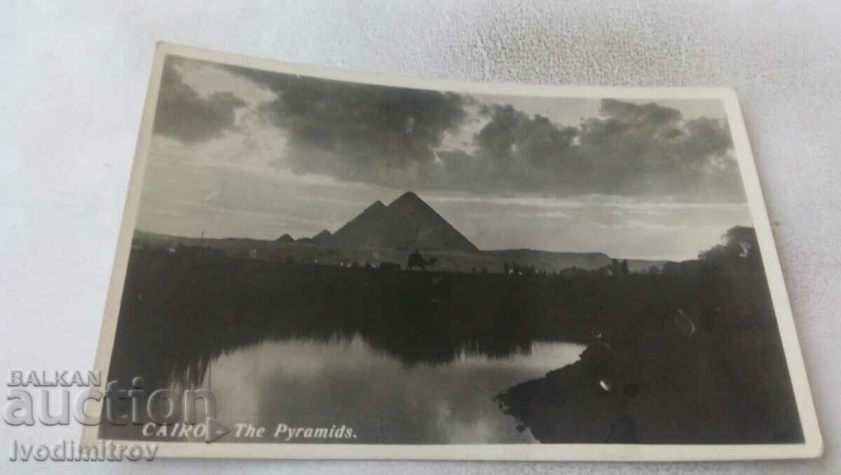 Carte poștală Cairo Piramidele