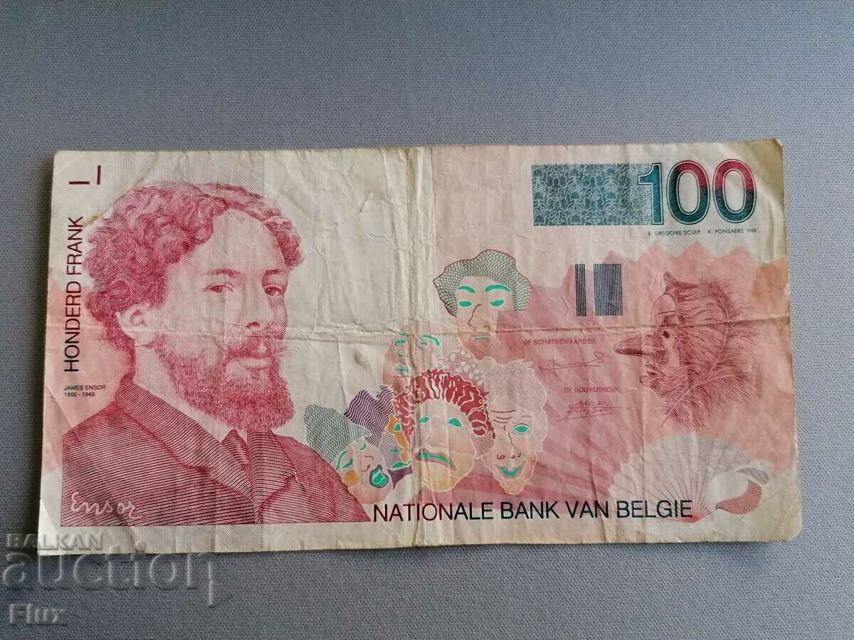 Τραπεζογραμμάτιο - Βέλγιο - 100 φράγκα 1995