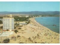 Old postcard - Sunny Beach, Beach
