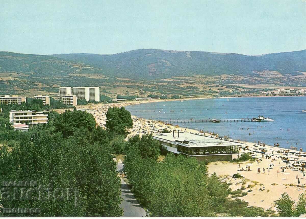 Old postcard - Sunny Beach, General view