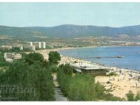 Carte poștală veche - Sunny Beach, vedere generală
