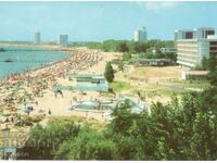 Carte poștală veche - Sunny Beach, Beach