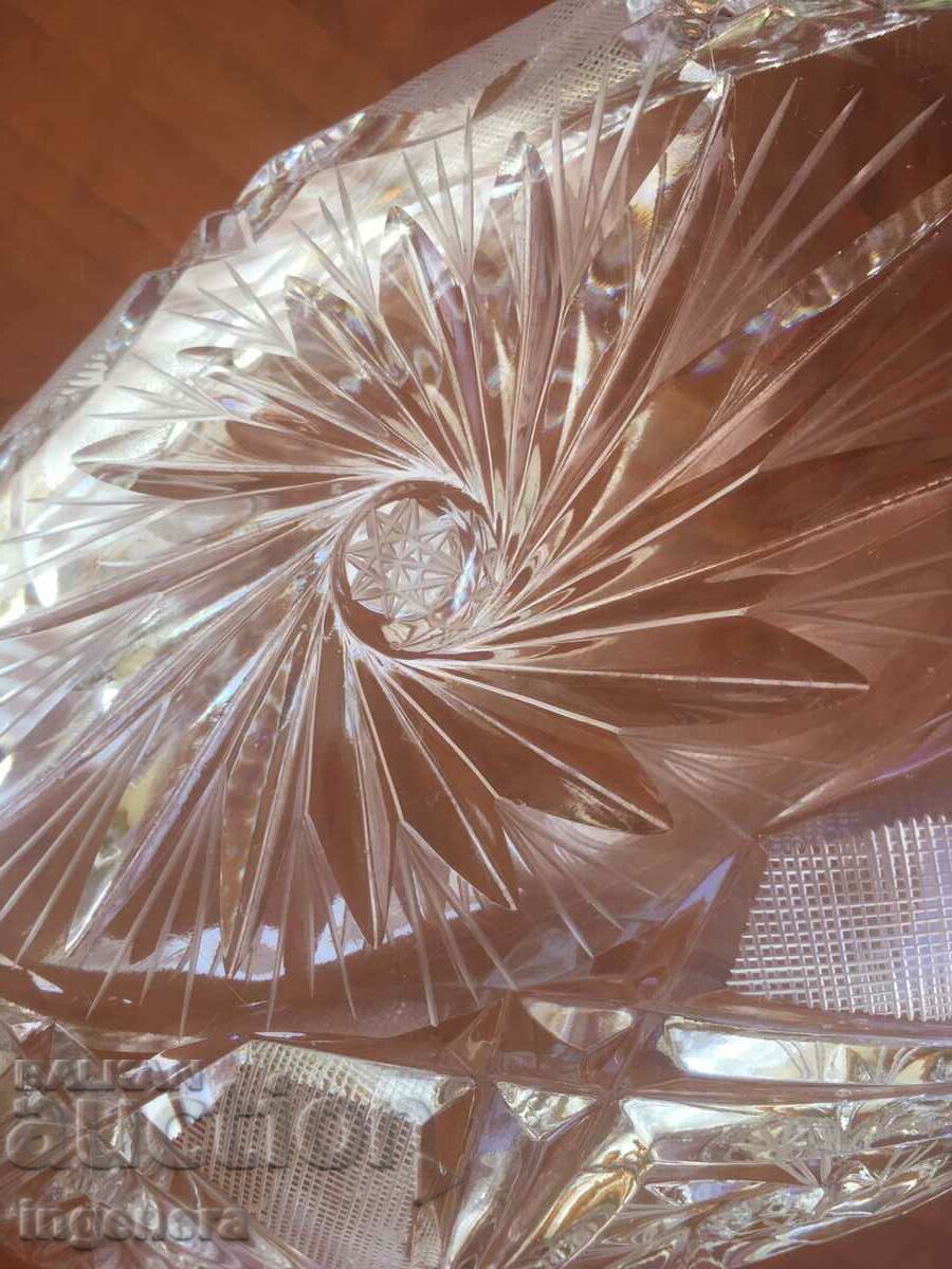 CUPA MASIVA CRYPAL ELLIPSE DIN ANII 80 - 6 CUPA MASIVA CRYPAL ELLIPSE DIN ANII 80 - 6