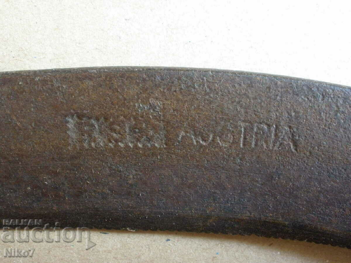 Auction Ancient, large, marked sickle. Auction Ancient, large, marked sickle.