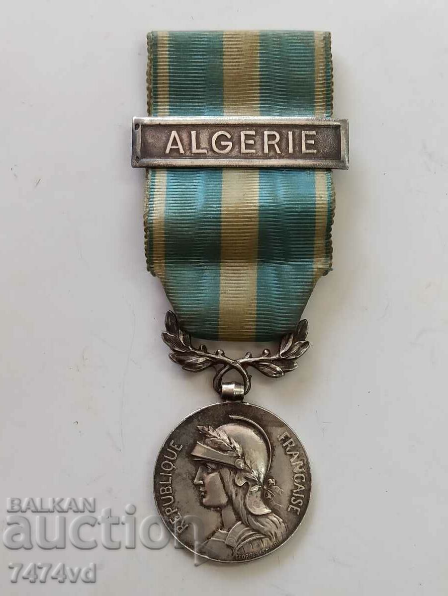 Сребърен френски колониален  орден ,запазен вид
