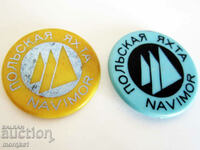 Badge, badges Polish yacht Navimor