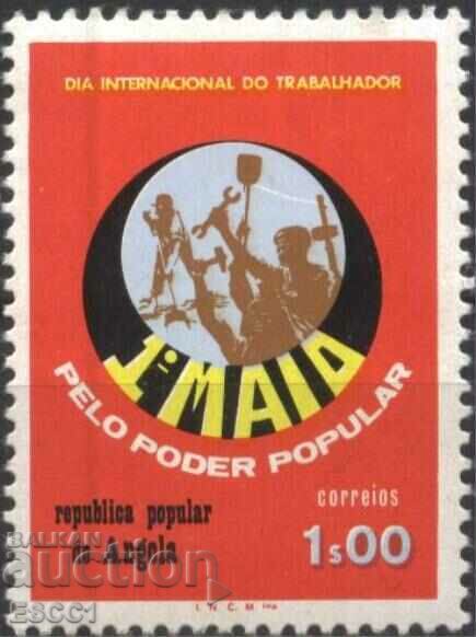 Чиста марка 1 Май 1976 от Ангола