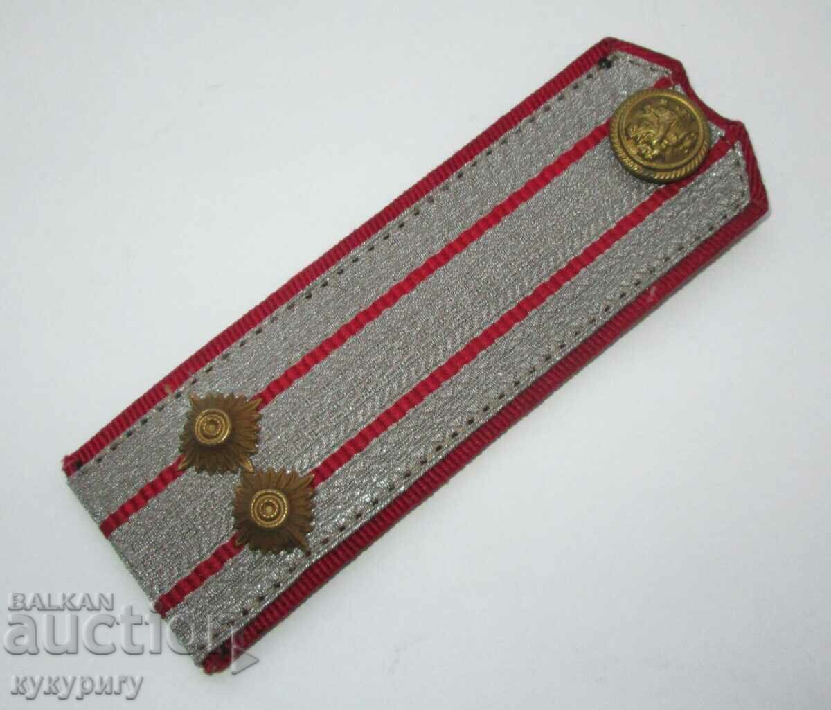 Стар Царски пагон от военна униформа ВСВ