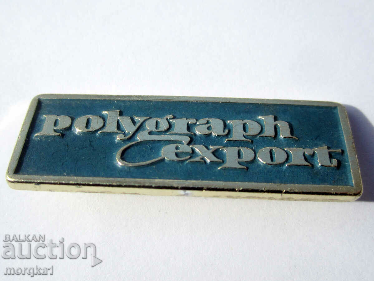 Polygraph Export icon Polygraph Export blue background with price 7.00 BGN | € 3.58