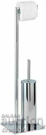 Toilet roll holder and closed set of toilet brushes with price 40.00 BGN | € 20.45