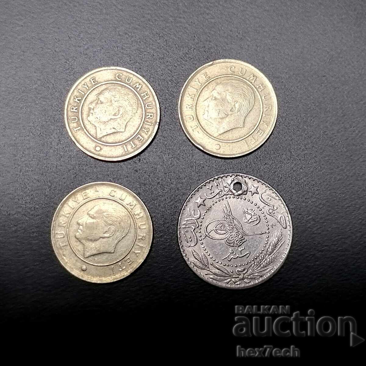 Мо ⭐ Lot of coins Turkey 4 pieces ⭐ ❤️ with price 4.00 BGN | € 2.05 Мо ⭐ Lot of coins Turkey 4 pieces ⭐ ❤️ with price 4.00 BGN | € 2.05