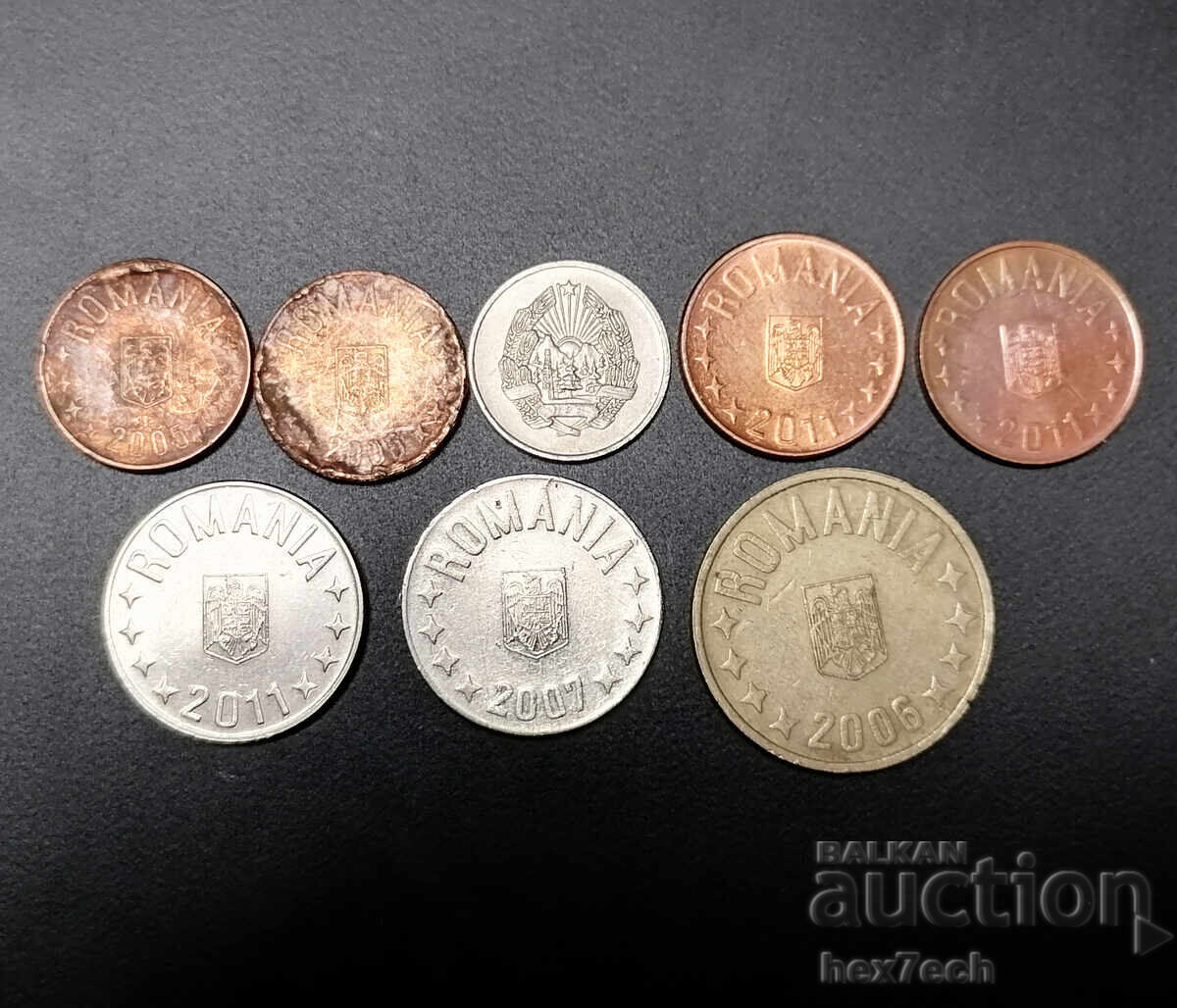 Мо ⭐ Lot of coins Romania 8 pieces ⭐ ❤️ with price 3.00 BGN | € 1.53 Мо ⭐ Lot of coins Romania 8 pieces ⭐ ❤️ with price 3.00 BGN | € 1.53