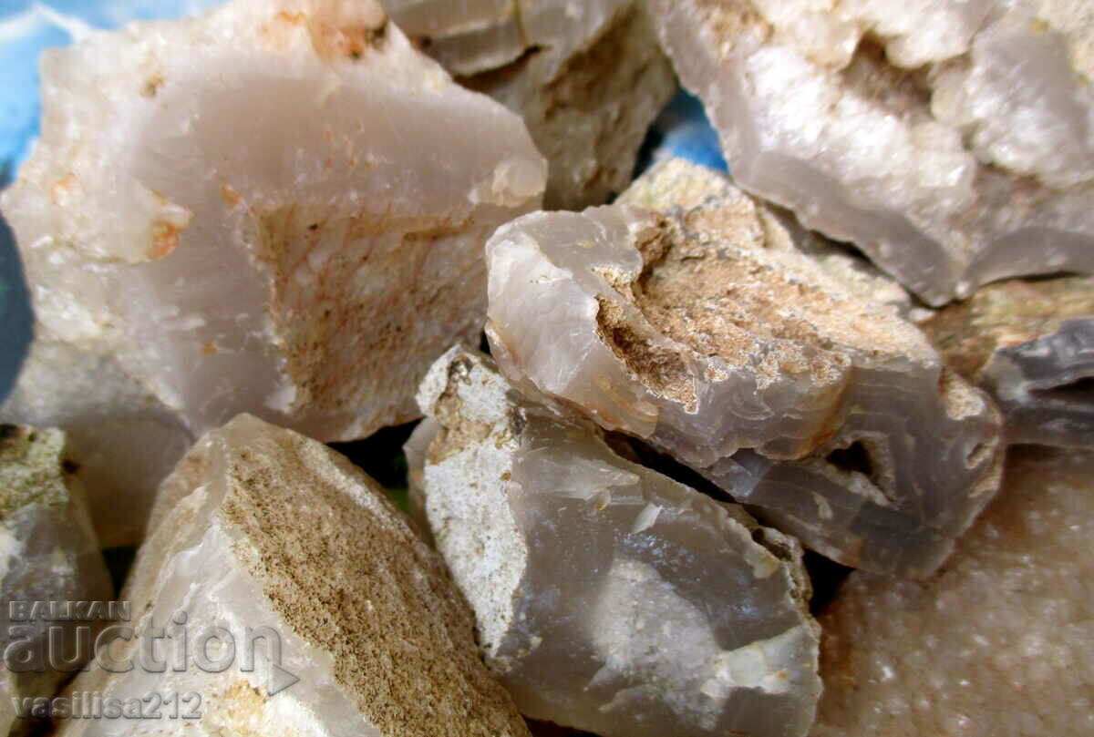 Chalcedony with quartz, 20 pcs - 6