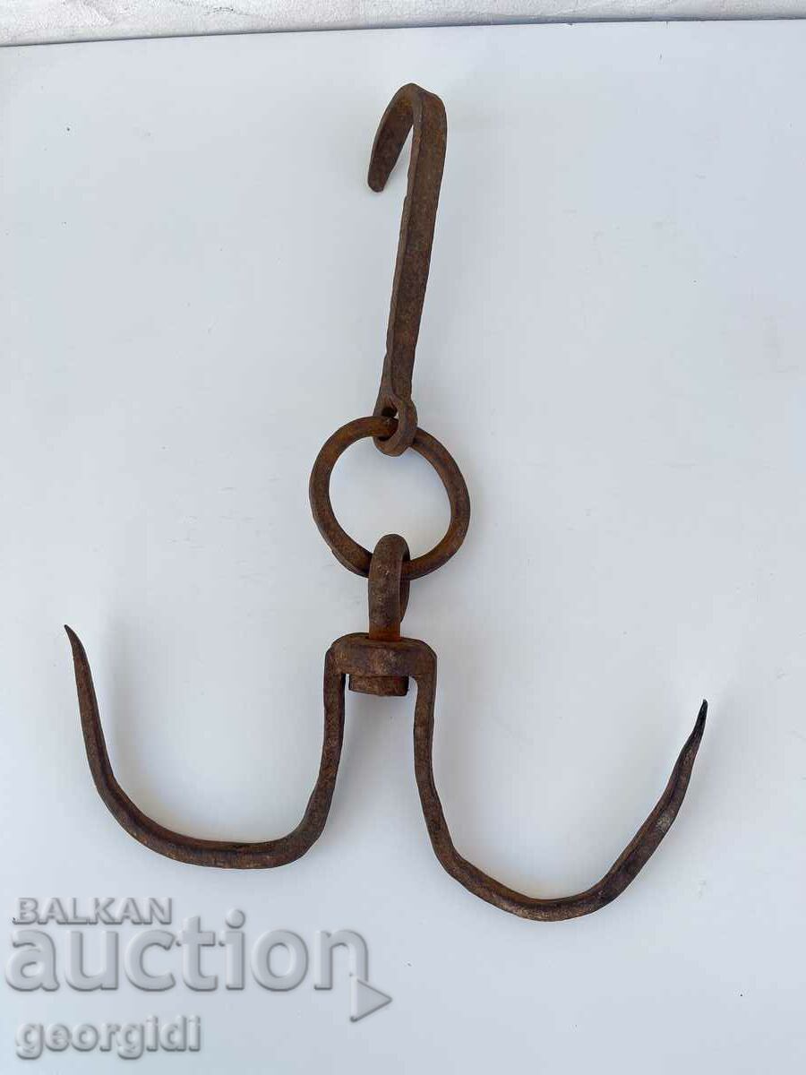 Old hand forged hook. №2137