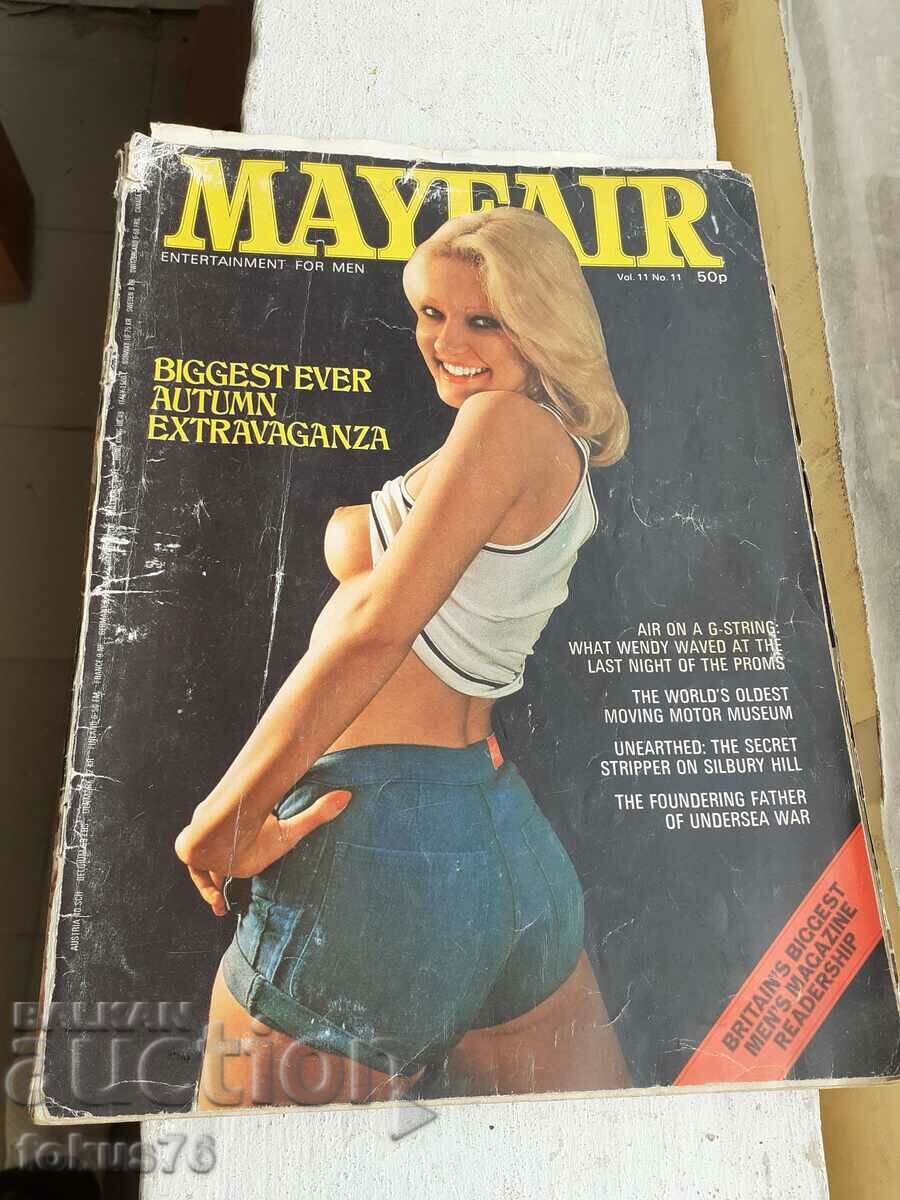 Old erotic magazine Mayfair