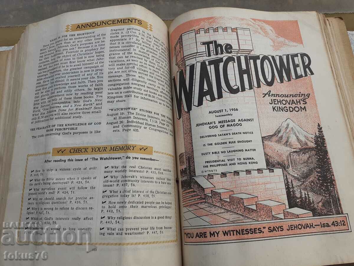 A collection of 24 issues from the religious magazine The Watchtower - 5