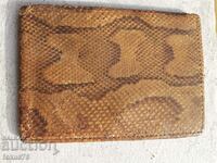 Old snakeskin wallet