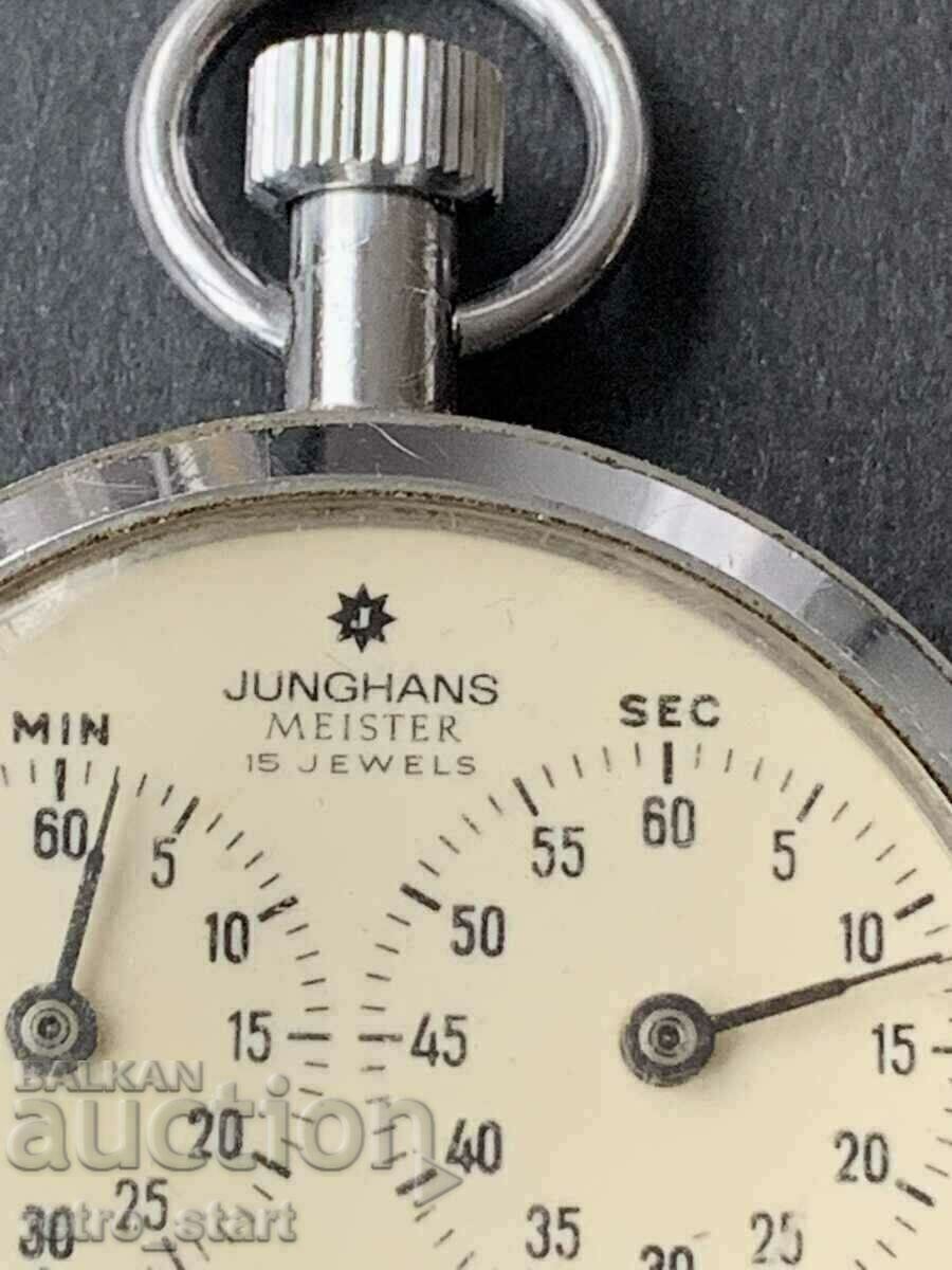 Stopwatch Junghans MEISTER 15 jevels with price 70.00 BGN | € 35.79 Stopwatch Junghans MEISTER 15 jevels with price 70.00 BGN | € 35.79