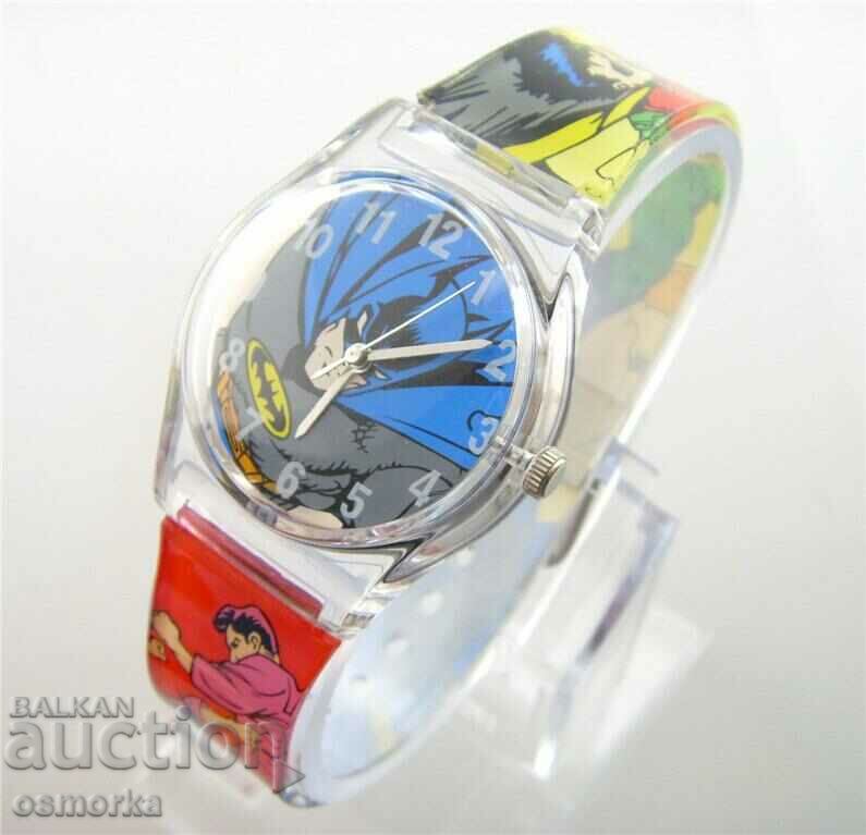 Batman 3 Unisex watch Batman colored strap cool colorful with price 16.00 BGN | € 8.18
