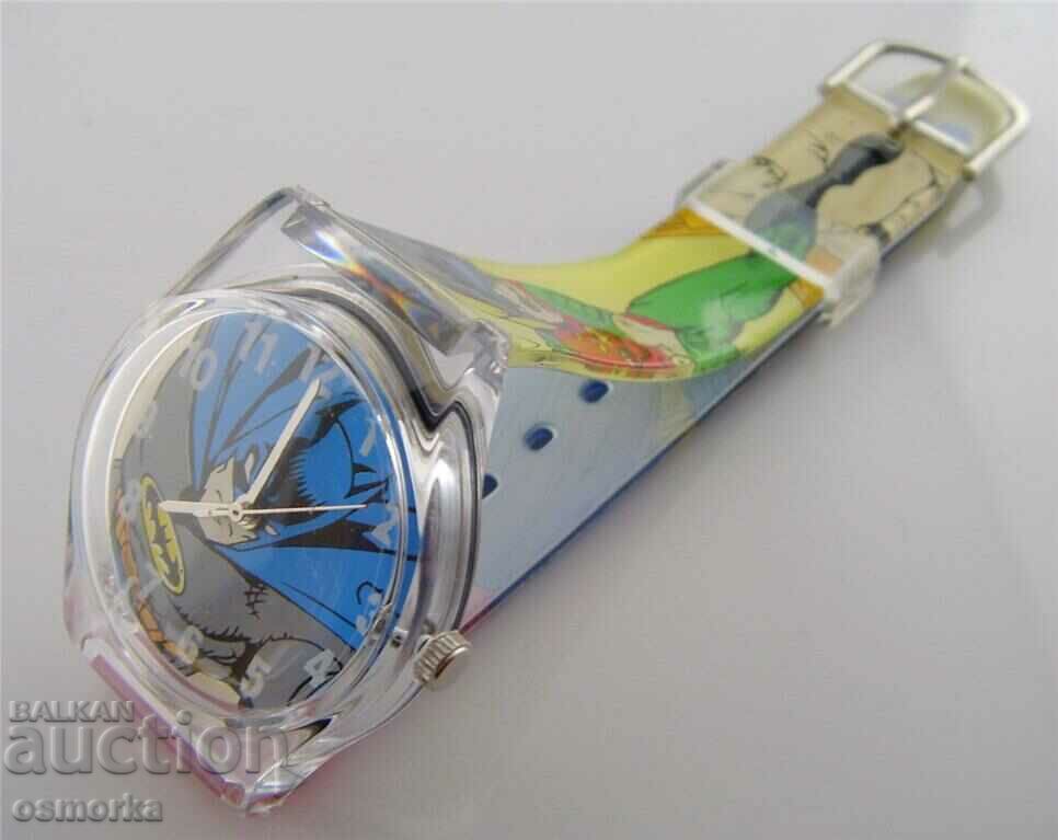 Auction  Batman 3 Unisex watch Batman colored strap cool colorful
