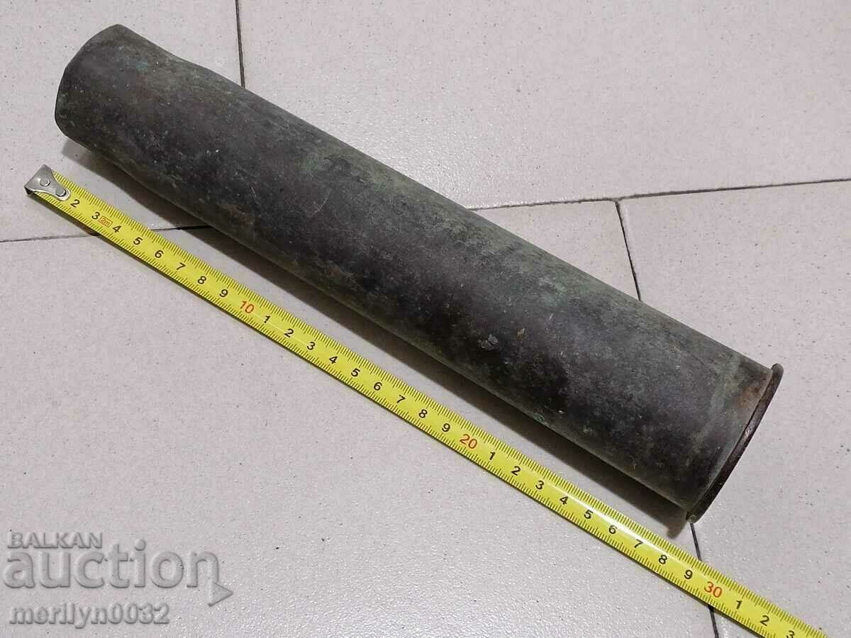 Auction German cartridge case 45 mm projectile World War II WW2 1937 Auction German cartridge case 45 mm projectile World War II WW2 1937