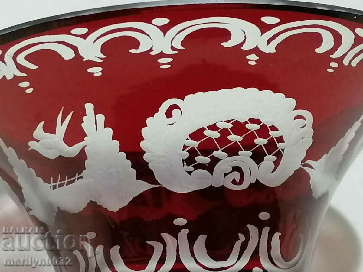 Delivery of Bohemian crystal, crystal bowl of chocolates Delivery of Bohemian crystal, crystal bowl of chocolates