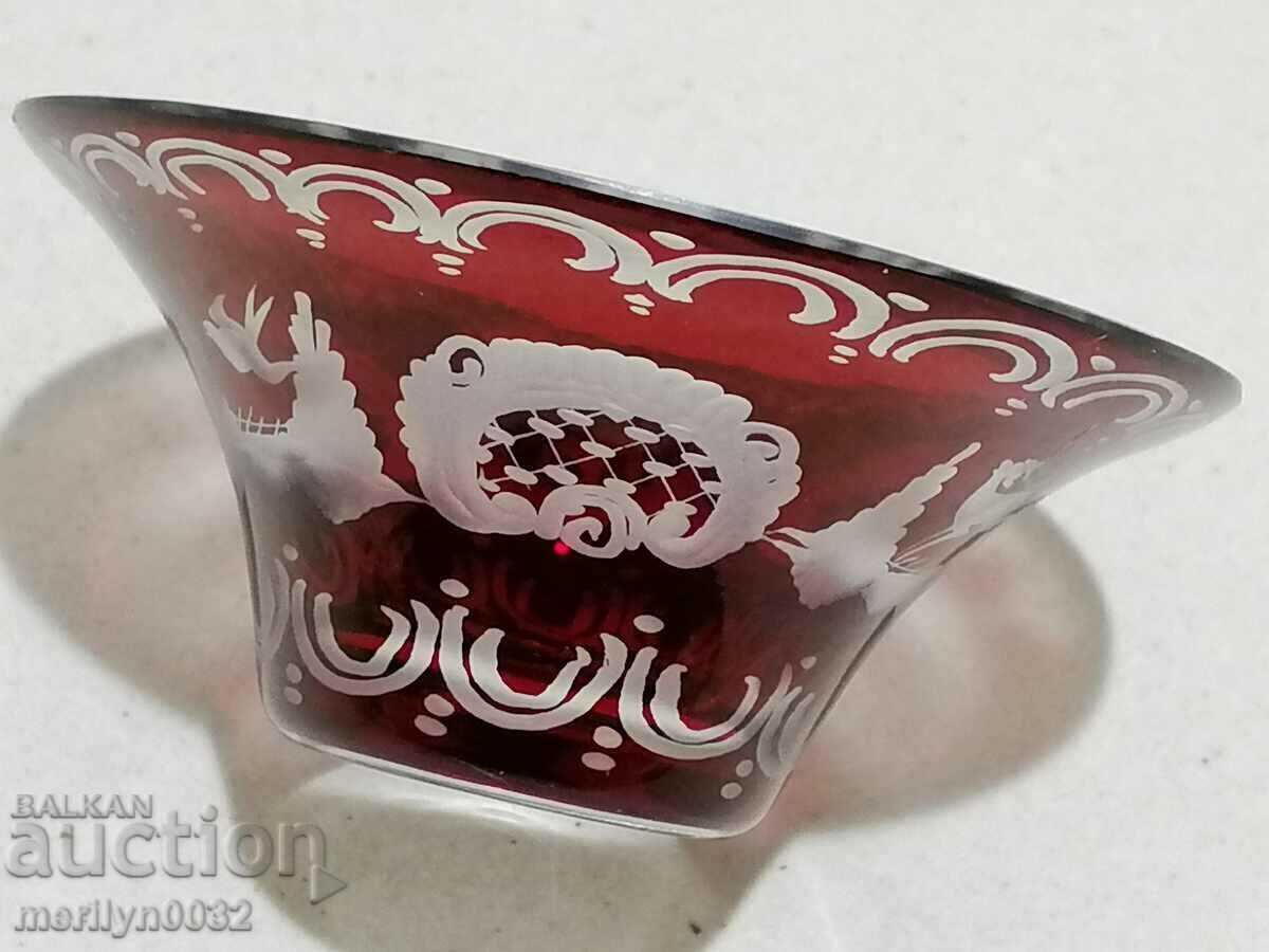 Bohemian crystal, crystal bowl of chocolates - 7 Bohemian crystal, crystal bowl of chocolates - 7