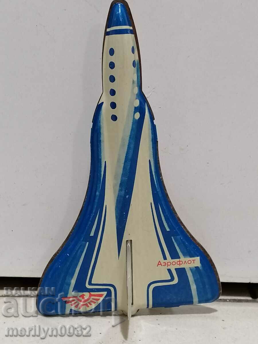 Παλιό παιχνίδι από κασσίτερο αεροπλάνο ΕΣΣΔ - 7 Παλιό παιχνίδι από κασσίτερο αεροπλάνο ΕΣΣΔ - 7