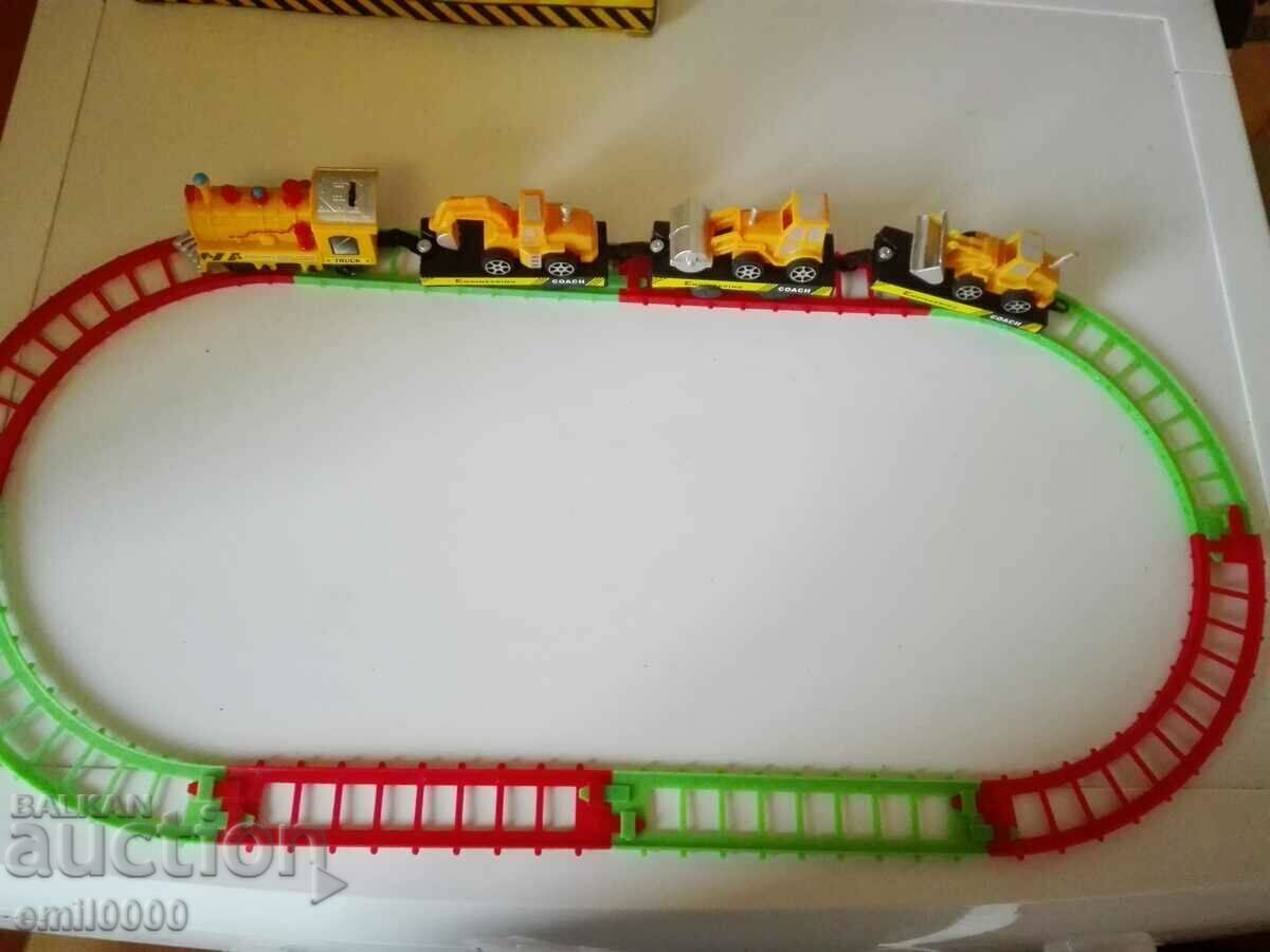 Auction  Old children's train.