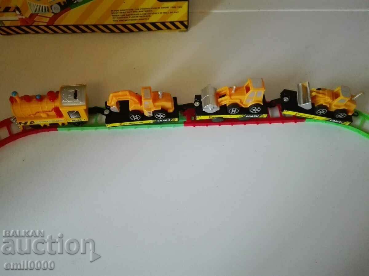 Delivery of Old children's train.